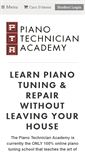Mobile Screenshot of pianotechnicianacademy.com