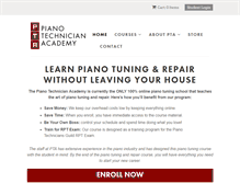 Tablet Screenshot of pianotechnicianacademy.com